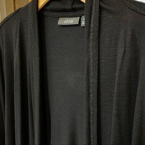 APT 9 Cute Black Knit Jacket/Sweater